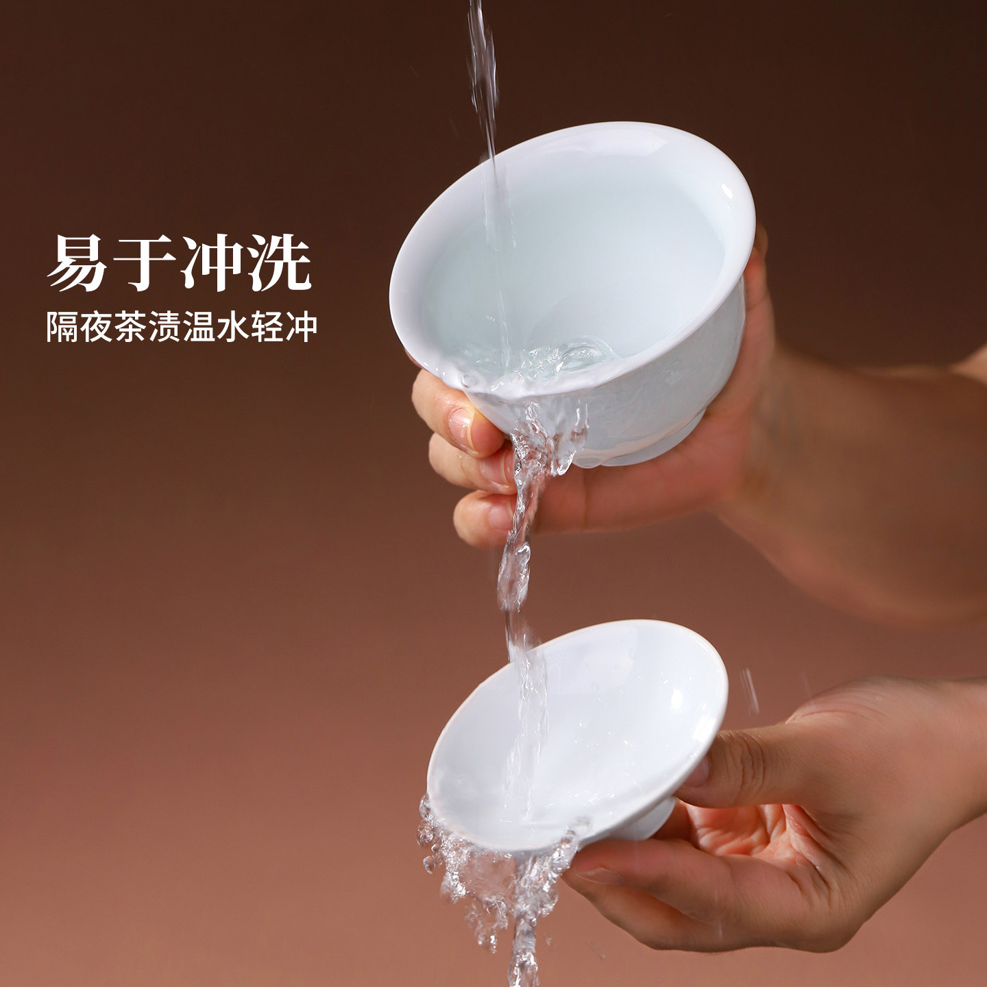 景德镇官方陶瓷浮雕三才盖碗中式家用泡茶长辈茶具套组送礼物节日,淘宝优惠券,粉丝福利购,淘宝优惠卷