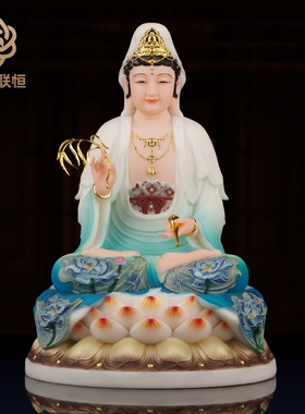 汉白玉全堂佛释迦牟尼观音地藏王菩萨弥勒佛娑婆三圣佛像家用供奉