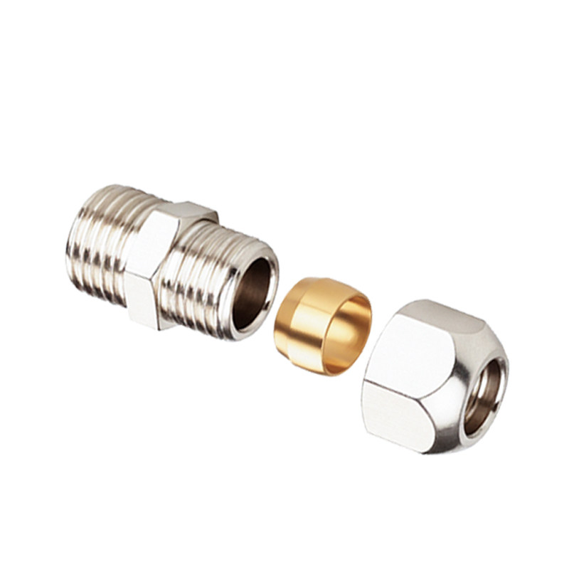 铜管接头卡套直通外丝牙油管直接1/2/3/4分转接6/8/10/12mm管接头,淘宝优惠券,粉丝福利购,淘宝优惠卷
