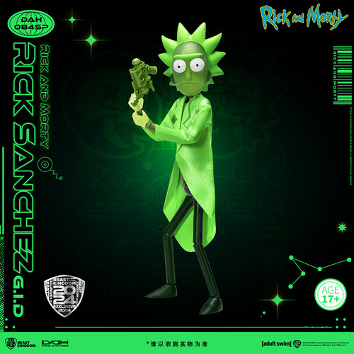 野兽王国瑞克和莫蒂Rick and Morty可动人偶收藏级手办潮玩礼物 - 图1