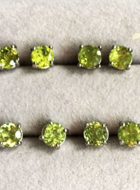 天然水晶耳钉简单百搭款捡漏戒指