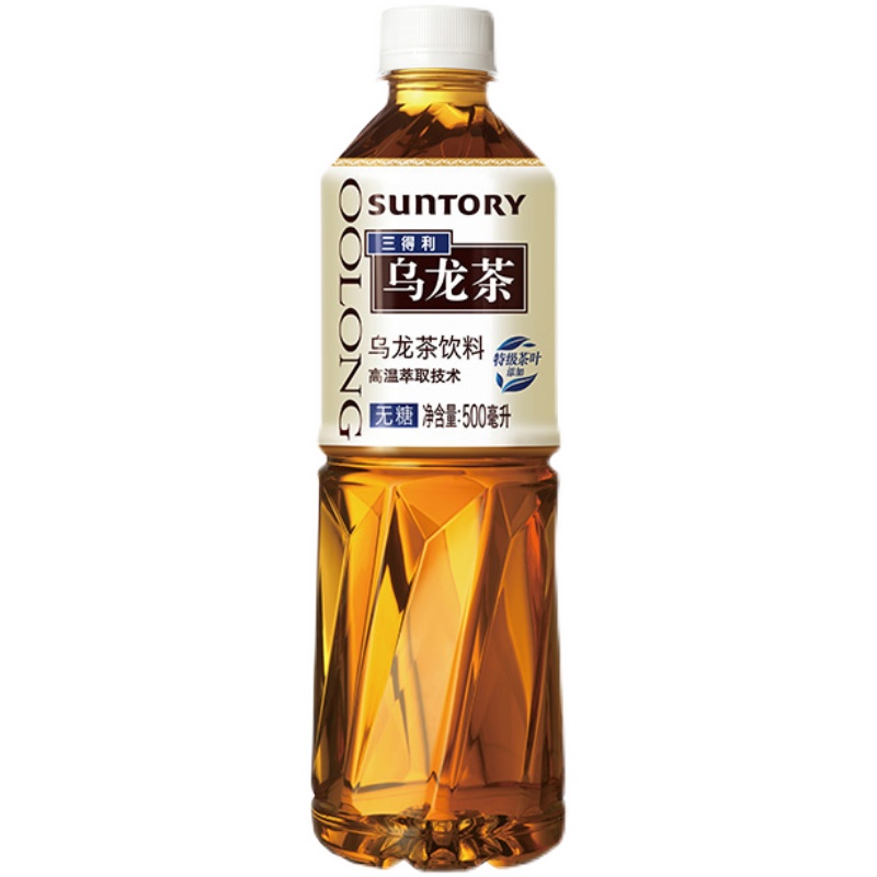 SUNTORY/三得利茉莉乌龙茶无糖低糖0糖0脂茶饮料1.25L500ml整箱装 - 图3