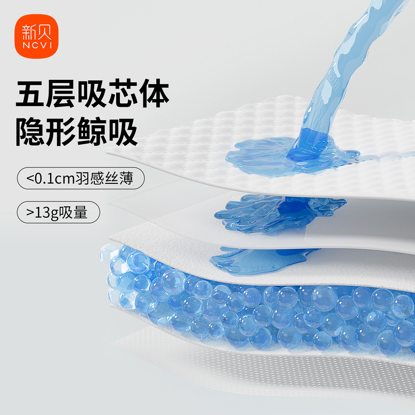 新贝防溢乳垫夏超薄透气哺乳期产妇一次性溢乳隔奶垫医护级100片,淘宝优惠券,粉丝福利购,淘宝优惠卷