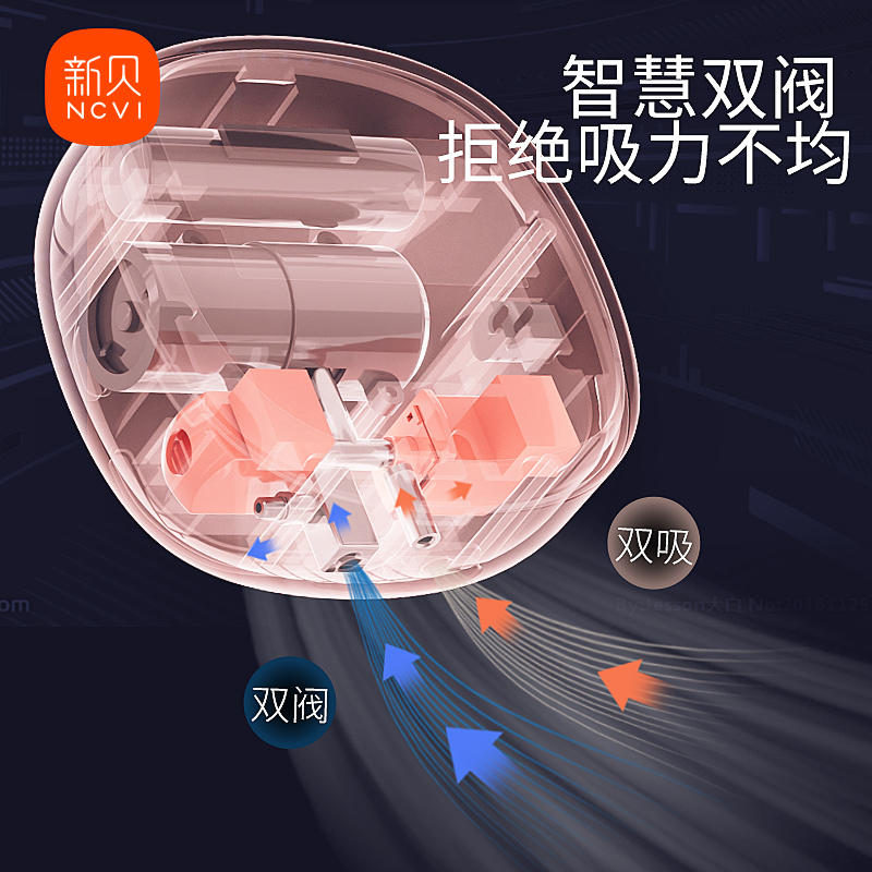 新贝电动吸奶器孕产妇挤奶器正品静音恒温温奶消毒三合一消毒器锅