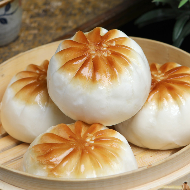 整箱宴小点京葱生煎包生肉广东煎包肉包麦小煎速冻包点早餐6个装,淘宝优惠券,粉丝福利购,淘宝优惠卷