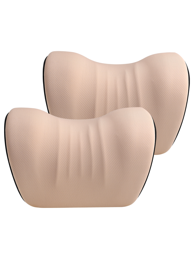 爱车屋汽车头枕护颈枕一对航空级高档宝马车用座椅靠枕车载护腰靠,淘宝优惠券,粉丝福利购,淘宝优惠卷