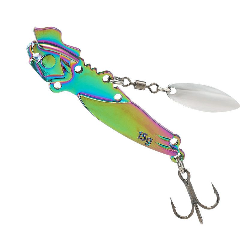 远投路亚饵铁板VIB金属亮片飞狗疯狗假饵全泳层翘嘴鲈鱼拟饵海鲈 - 图3