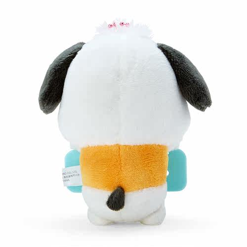 日本Sanrio正品PC狗Pochacco 毛絨公仔匙扣包掛件(My Pachirun) - 图0
