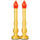 LED rechargeable plug-in alloy electronic candle lamp for worshiping Buddha in front of the Buddha, God of Wealth Changming home indoor