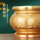 Pure brass fortune incense burner for worshiping the God of Wealth, burning incense in front of the Buddha hall, indoor household Buddhist hall decorations