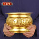 Pure brass household incense burner candle holder indoor set one-piece incense candle holder base for worship in front of the Buddha on the altar