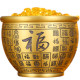Baifu cylinder brass rice cylinder pure copper cornucopia