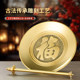 Retractable pure brass incense coil holder tray sandalwood support shelf smoked mosquito coil holder for pagoda aromatherapy home