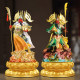 Gilt lotus base statue heightening pad for seat Guanyin Bodhisattva Buddha statue heightening for household brackets Buddhist utensils