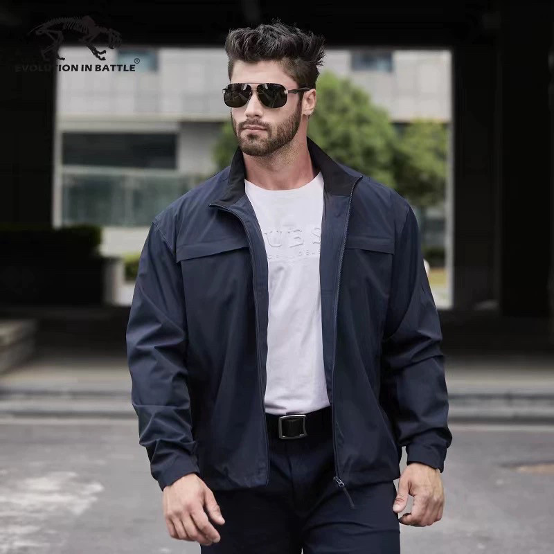 猛虎营藏蓝色户外日常通勤徒步夹克外套运动体能教官作训服男春秋,淘宝优惠券,粉丝福利购,淘宝优惠卷