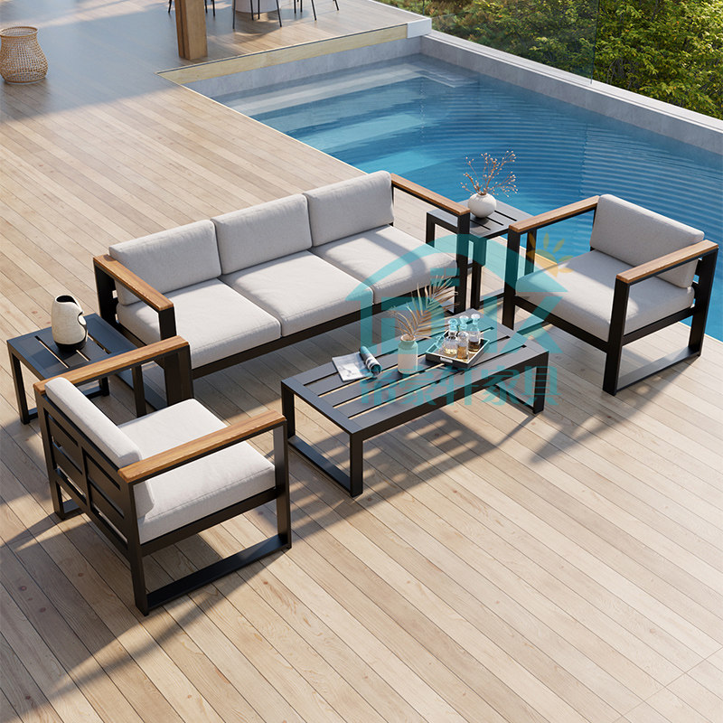 户外沙发庭院花园室外铝合金露天茶几组合阳台休闲防水防晒藤编,淘宝优惠券,粉丝福利购,淘宝优惠卷