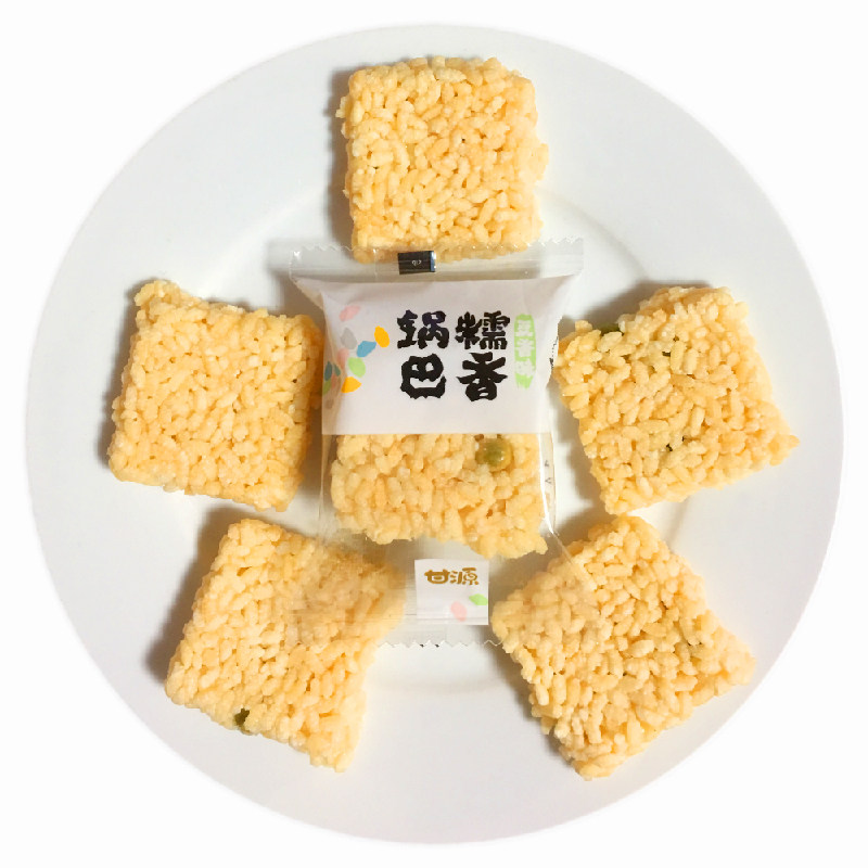 甘源牌豆香咸蛋黄味独立装500g锅巴 祥合隆食品膨化食品