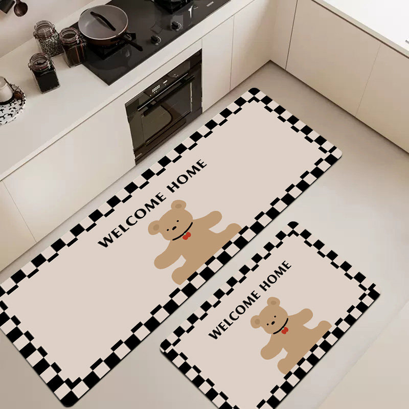 Sancarotti loop velvet kitchen floor mat non-slip absorbent mat