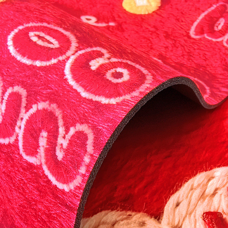 圣卡罗帝2026马年中国风新年过年地垫红色吸水防滑速干门厅脚垫子,淘宝优惠券,粉丝福利购,淘宝优惠卷