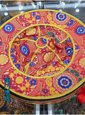 尼泊尔手工缝制大铜镲保护套 嚓嚓布套 铙钹大帽铜钹防尘收纳套