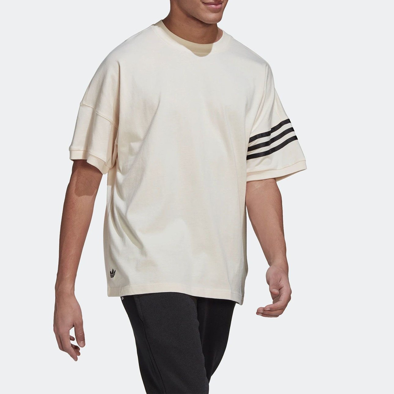 Adidas阿迪达斯NEW C TEE舒适透气男子运动休闲圆领短袖T恤HM1874,淘宝优惠券,粉丝福利购,淘宝优惠卷