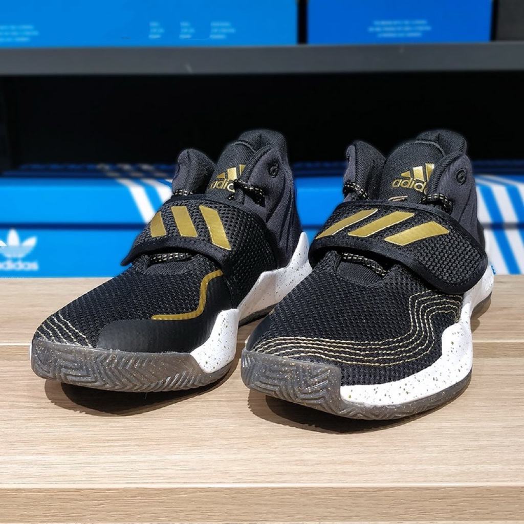 Adidas阿迪达斯Deep Threat Primeblue 儿童中帮耐磨篮球鞋S29014 - 图0