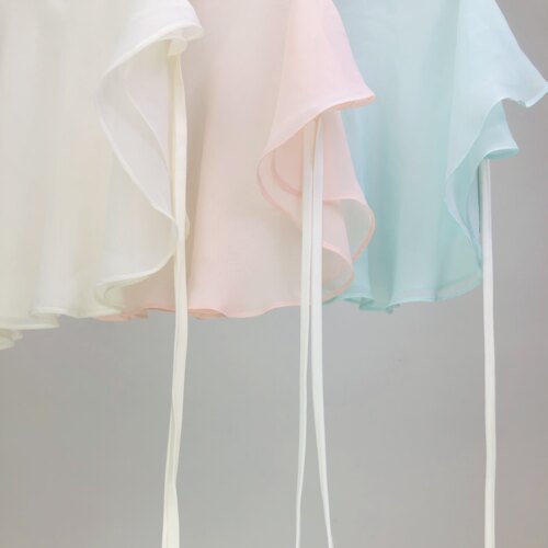 DanceFairy芭蕾裙进口系列基训一片弹力系带短舞蹈纱裙Slownov版 - 图0