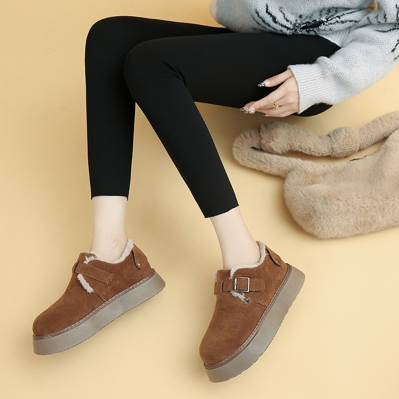 老北京布鞋女黑色棉鞋2025新款冬季孕妇防滑加绒一脚蹬妈妈勃肯鞋,淘宝优惠券,粉丝福利购,淘宝优惠卷