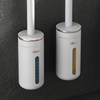 Aromatherapy disposable toilet brush with replaceable aromatherapy brush head