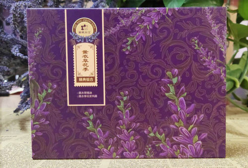 解忧公主薰衣草花季精油四喜皂花玫瑰时代双生花皂礼盒庄园 - 图0