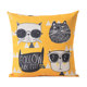 Nordic trendy cat pillow cotton and linen sofa