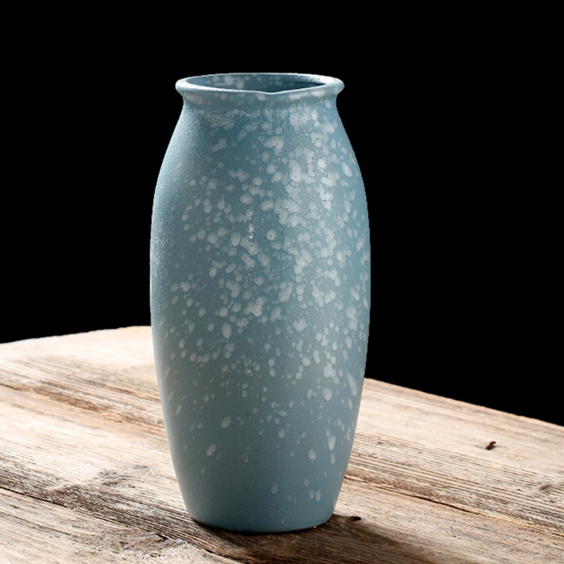 大口径花瓶复古陶罐盆大号陶瓷落地中式仿古干花客厅插花粗陶摆件,淘宝优惠券,粉丝福利购,淘宝优惠卷