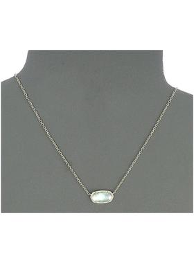 代购Kendra Scott女士项链优雅简约百搭精致椭圆形吊坠金色链条