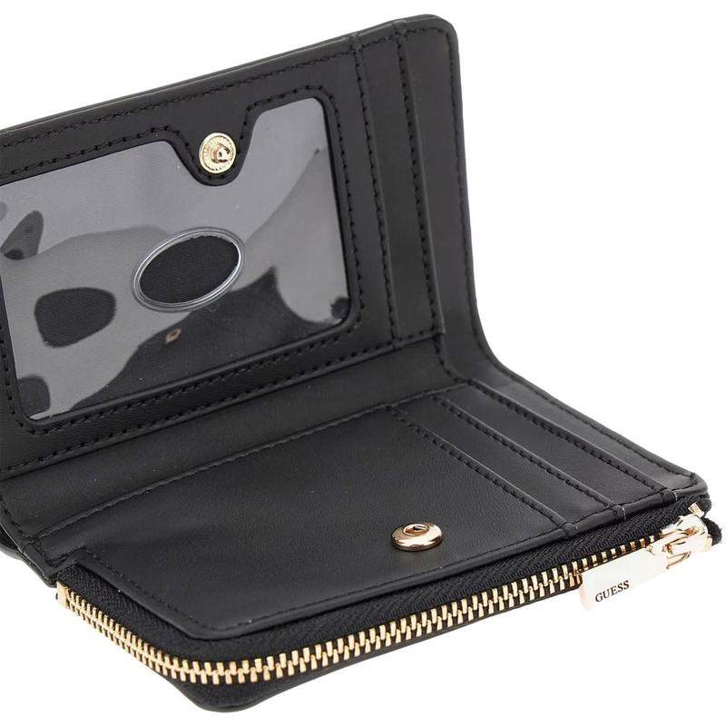 代购GUESS女士钱包多卡位收纳便携式设计防滑纹理轻薄结构黑色,淘宝优惠券,粉丝福利购,淘宝优惠卷