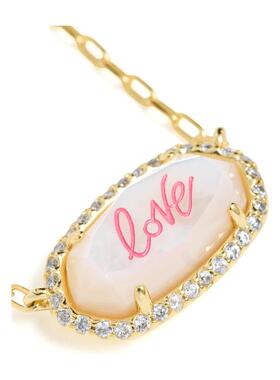 代购Kendra Scott女士项链时尚优雅精致闪耀金色链条贝壳石