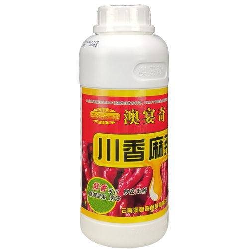 澳宴奇川香麻辣油500g麻辣精油口水鸡油泼辣子拌菜奥宴奇商用调味 - 图0