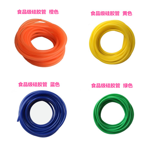 彩色硅胶管6x8内径6mm外径8mm 食品级耐高温导水导液上水软管 - 图2