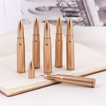 Creative Retro Bullet Styling Ballpoint Pen Emulation Weapon in Grease Pen Blue Ink Promotion Small Gift Middle Sex Pen