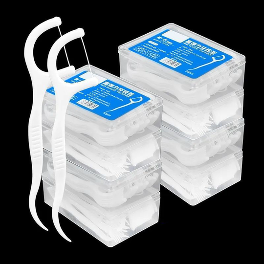 Flossing ultra-fine floss stick home flossing adult disposable toothpick floss medical sterile independent packaging