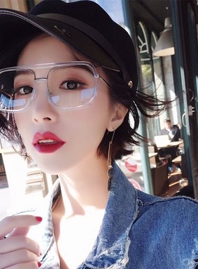 Vintage large square sunglasses for both men and women