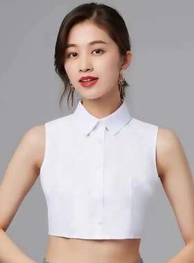 韩版白色假领子衬衫女百搭免烫装饰多功能精致假衣领