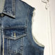 ບັນທຶກຊຸດ K50461 ຄົນອັບເດດ: denim vest ຍີ່ຫໍ້ເຄື່ອງນຸ່ງຫົ່ມຂອງແມ່ຍິງສ່ວນຫຼຸດ