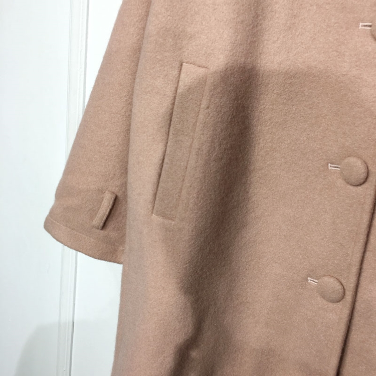 衣PTC系列旗下IM系列 8273S191 时尚毛呢外套品牌女装折扣颦薪 - 图3