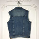 ບັນທຶກຊຸດ K50461 ຄົນອັບເດດ: denim vest ຍີ່ຫໍ້ເຄື່ອງນຸ່ງຫົ່ມຂອງແມ່ຍິງສ່ວນຫຼຸດ