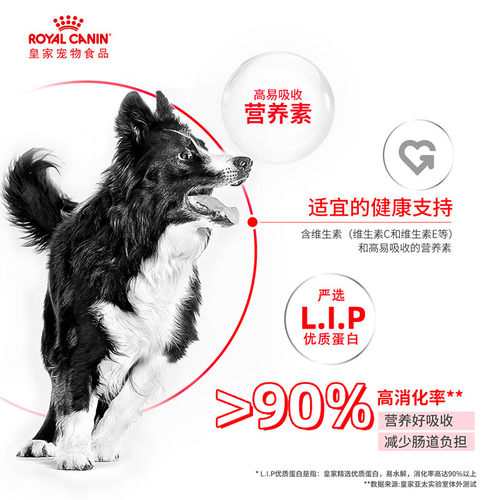 皇家狗粮中型犬成犬粮4kg*4包15KG+1KG萨摩耶德牧松狮边境M25通用 - 图3