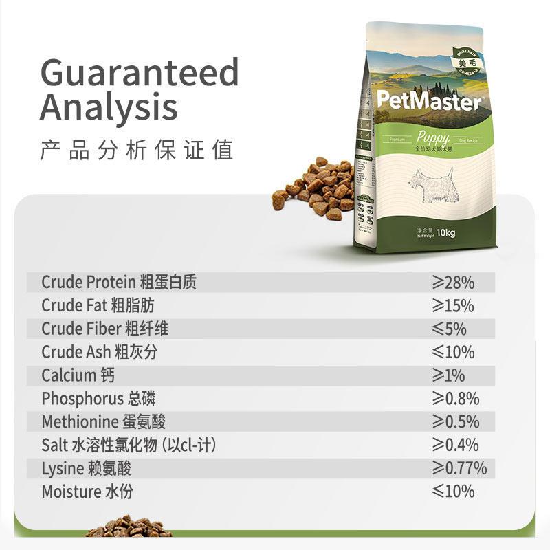 佩玛思特狗粮深海鱼鸡肉幼犬粮10kg泰迪金毛柴犬法斗佩玛斯特狗粮-图2