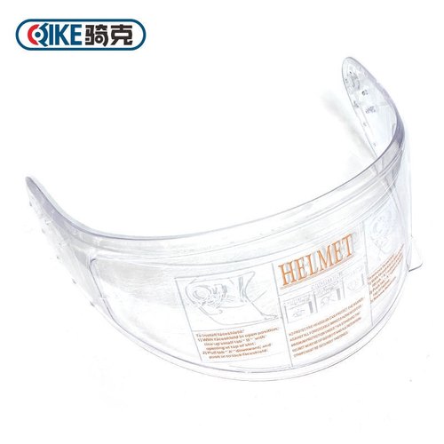骑克 QIKE111全盔专用摩托车头盔透明黑色彩色高清镜片不含头盔 - 图3