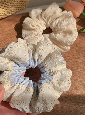 发绳头绳发圈可爱女奶油皮筋蕾丝花边丸子甜妹大肠芭蕾风韩版头饰
