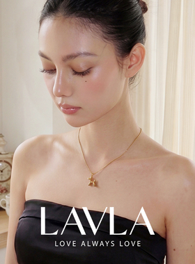 LAVLA金色气球狗项链复古百搭