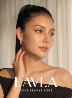LAVLA轻奢高级感小众独特设计师款复古螺旋纹中古精致气质耳环女